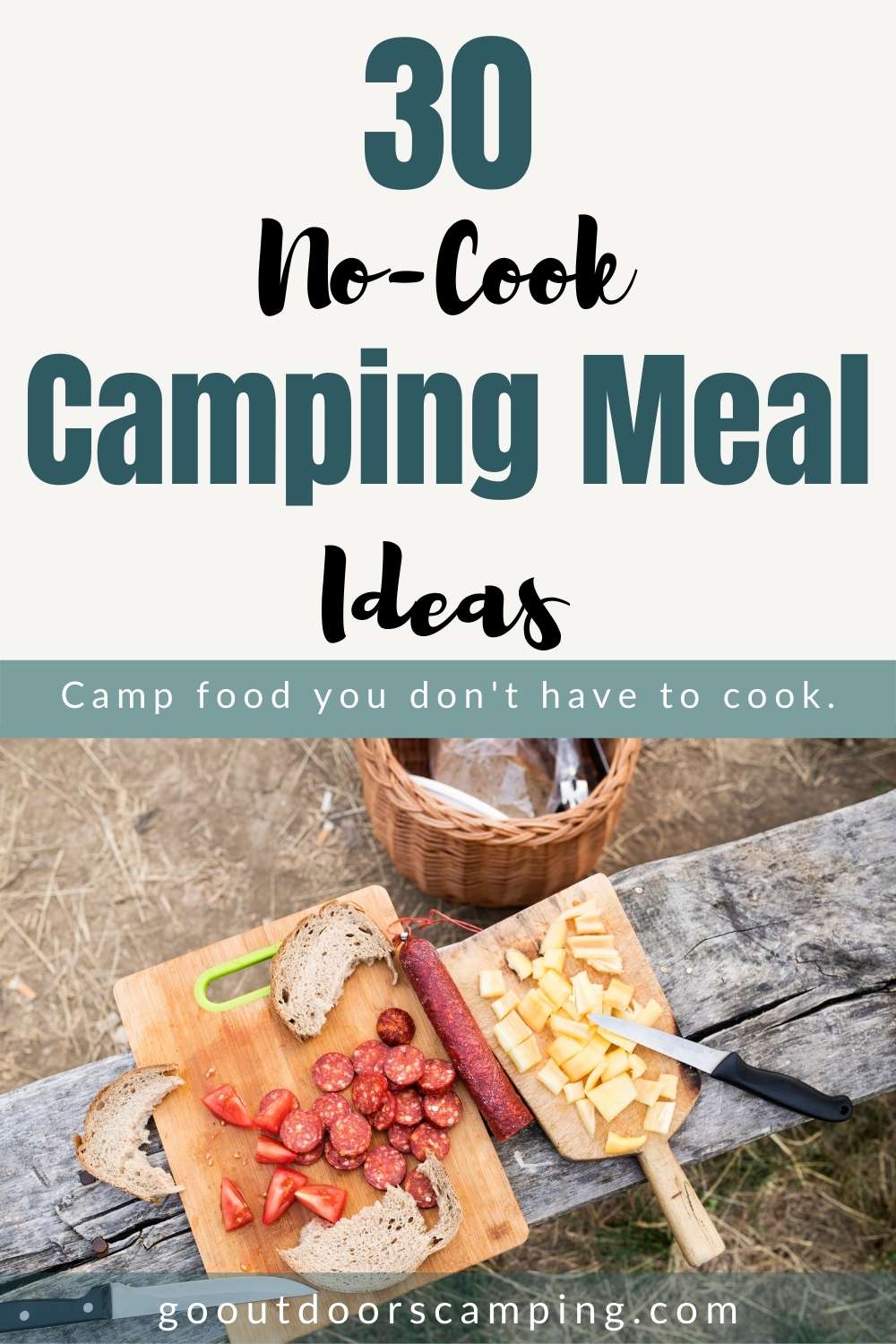 No Cook Camping Meals 